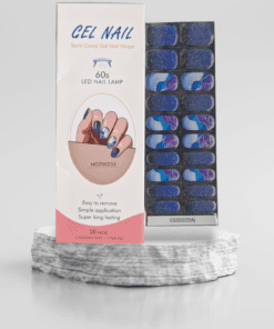 Set unghii cu gel Autocolant 20 STICKERE - INTERGALACTIC MARBLE